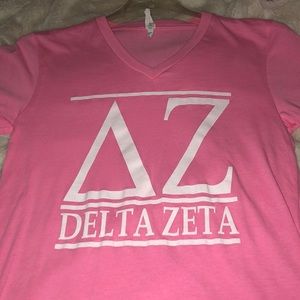 Delta Zeta V-Neck Tee
